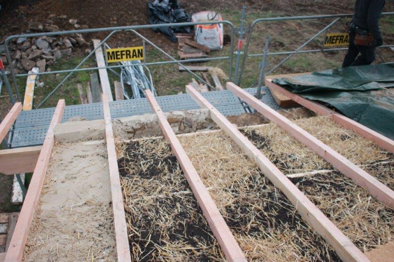 Isolation de toiture en paille, Deux-Sèvres (79)